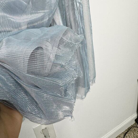 Alamour the Label Aurora Gown in Dusty Blue Size Medium - Picture 14 of 16